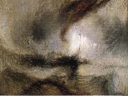 J.M.W. Turner Snow Storm-Steam-Boat off a Harbour-s Mouth china oil painting reproduction